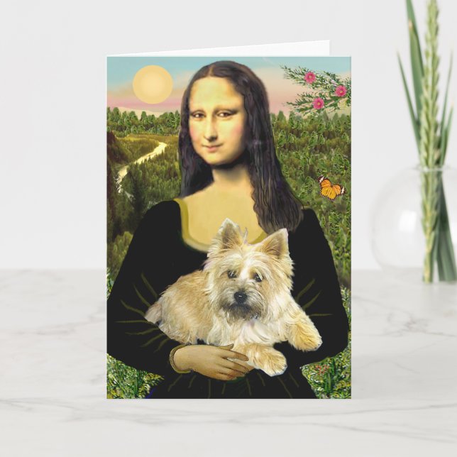 Cairn Terrier 23 - Mona Lisa Kort (Framsida)