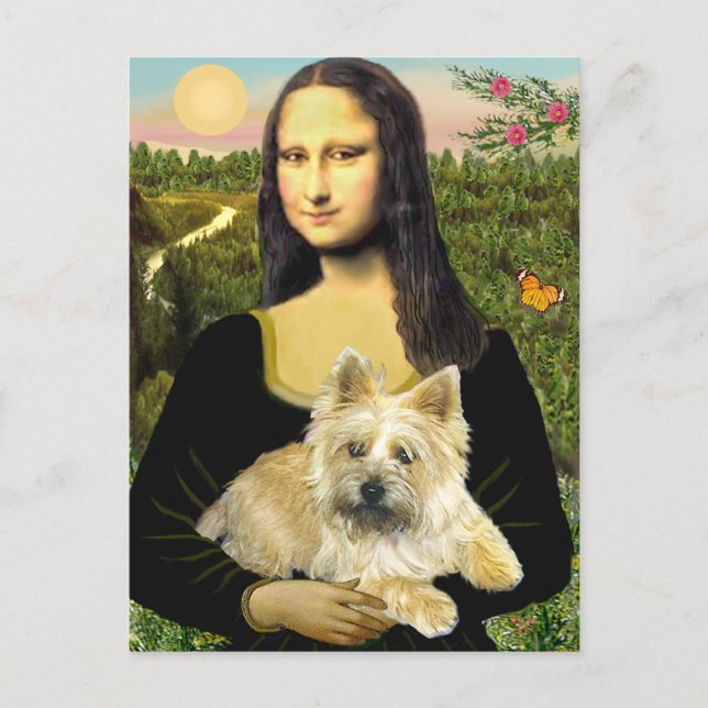 Cairn Terrier 23 - Mona Lisa Vykort (Framsida)