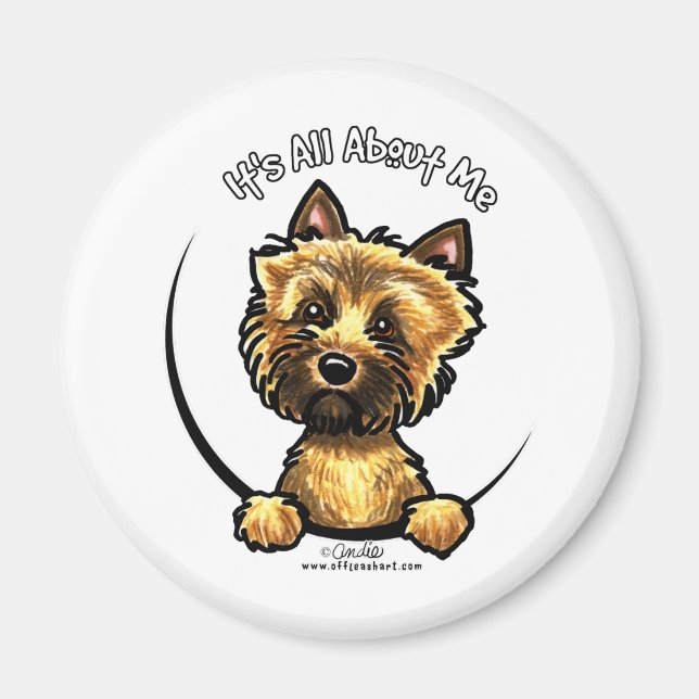 Cairn Terrier allt om mig Magnet (Framsidan)