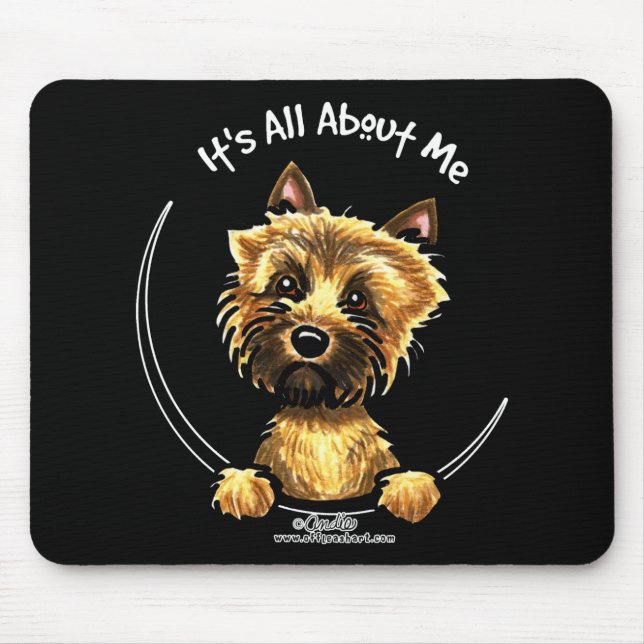 Cairn Terrier allt om mig Musmatta (Framsidan)