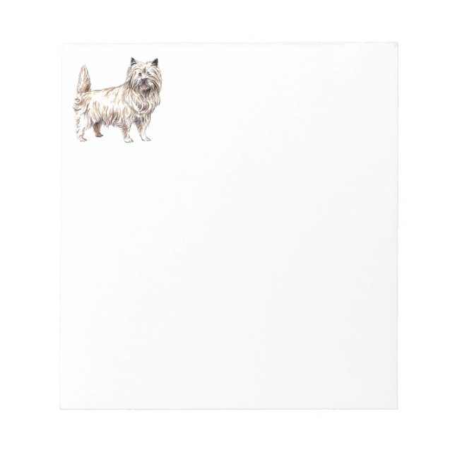 Cairn Terrier Anteckningsblock (Framsida)