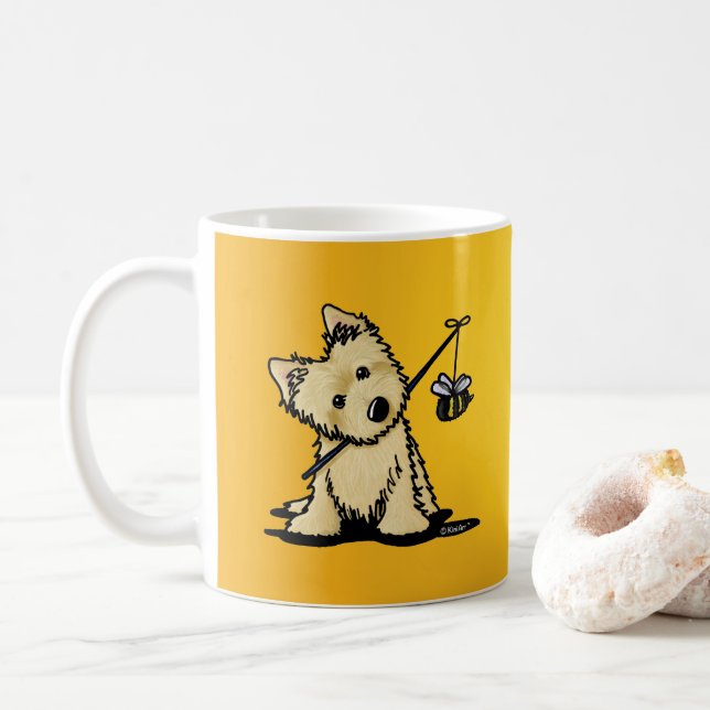 Cairn Terrier Bebibiekeeper Kaffemugg (Med munk)