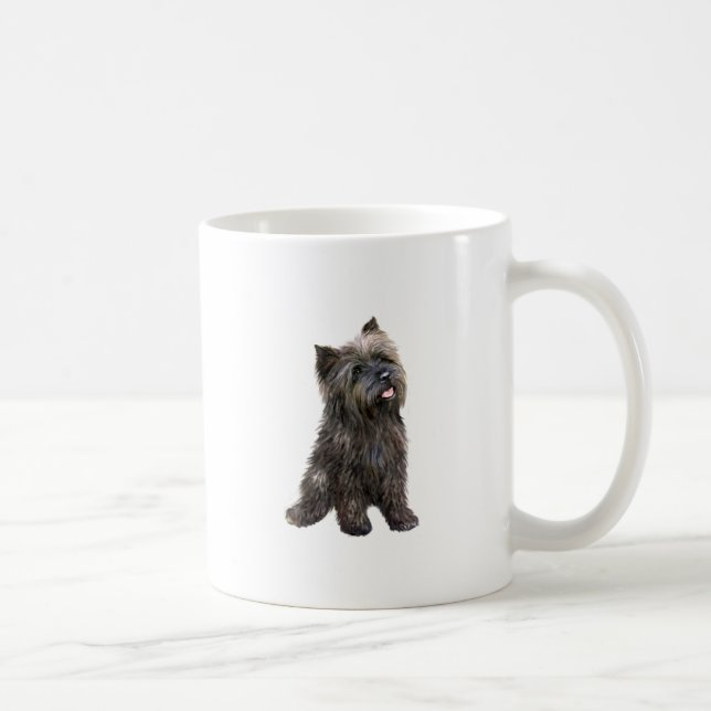 Cairn Terrier - brindle Kaffemugg (Höger)