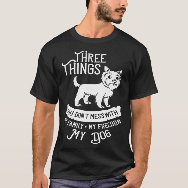 Cairn Terrier Dog  Puppies Owner   1 T Shirt (Framsida)