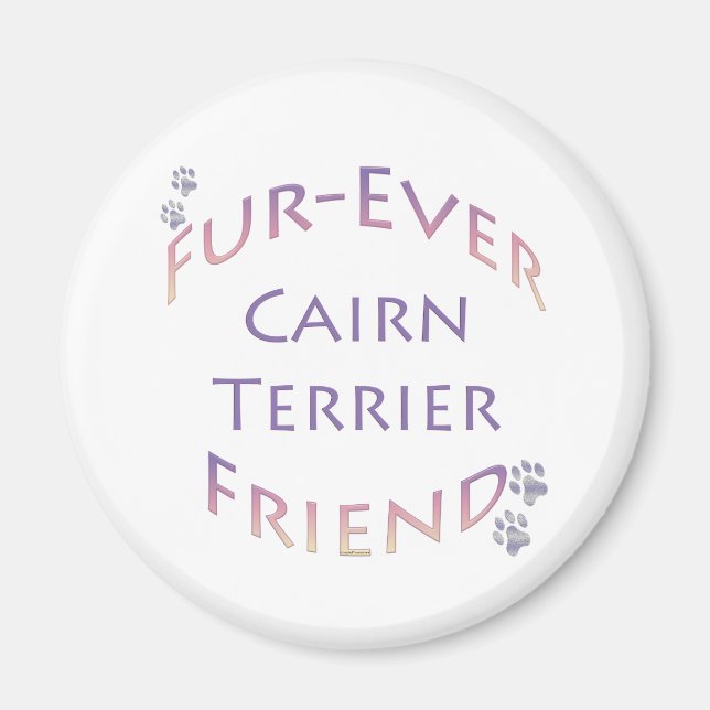 Cairn Terrier Furever Magnet (Framsidan)