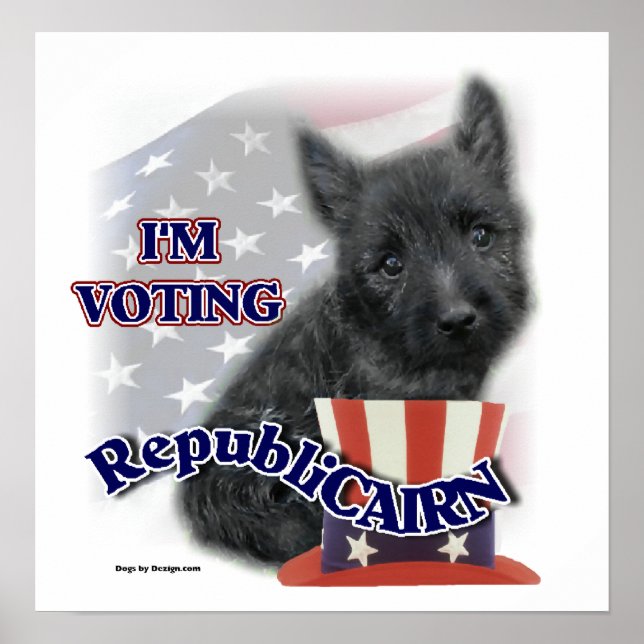 Cairn Terrier Gifts Poster (Framsidan)