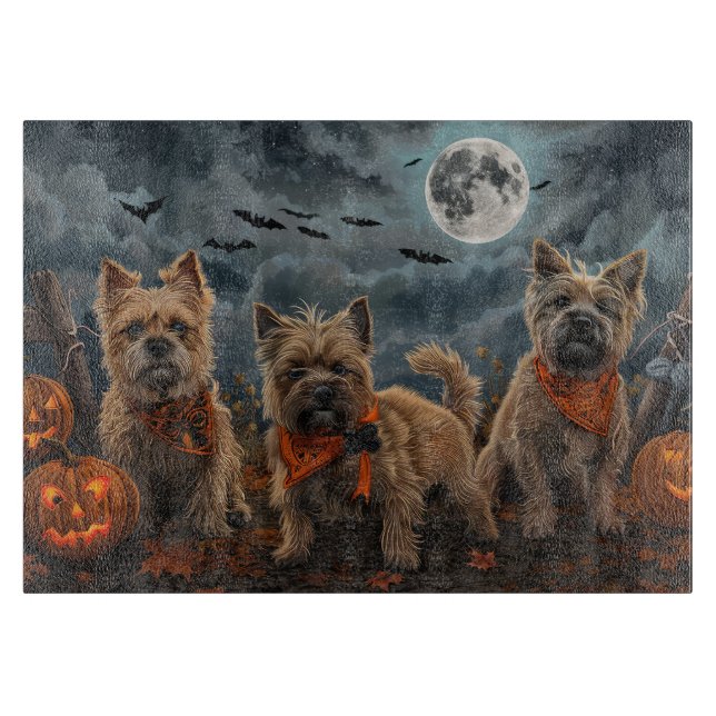Cairn Terrier Halloween Kuslig (Framsidan)