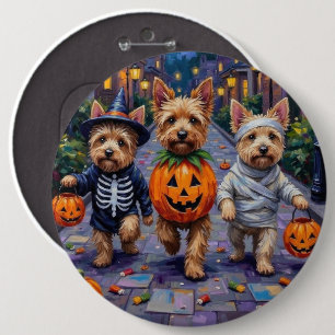 Cairn Terrier Halloweenkostymer för trick-or-treat Knapp