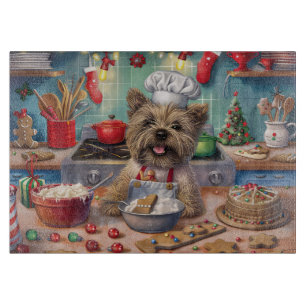 Cairn Terrier Helgdag Baking: God jul