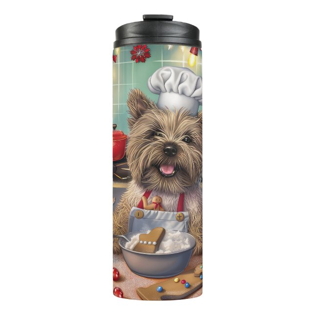 Cairn Terrier Helgdag Baking: God jul (Framsida)
