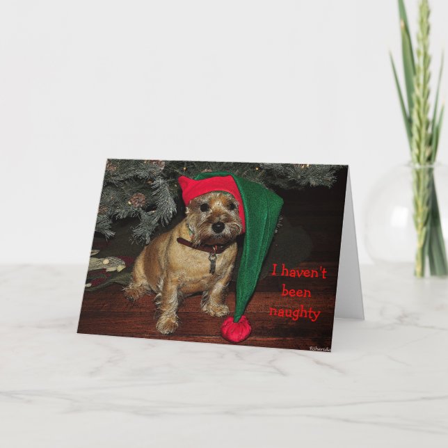 Cairn Terrier Helgdag Card Helgkort (Framsida)