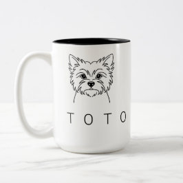 Cairn Terrier | Heritage Personalized 15oz Mug Två-Tonad Mugg