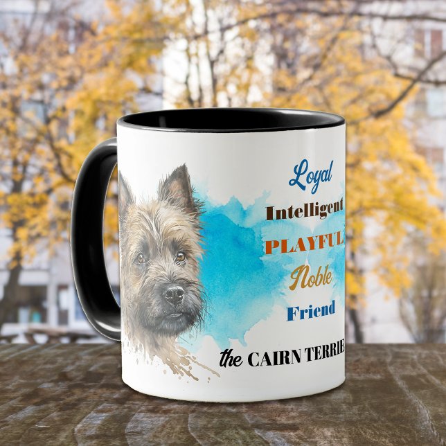 Cairn Terrier Hund Loyal Friend Mugg (Skapare uppladdad)