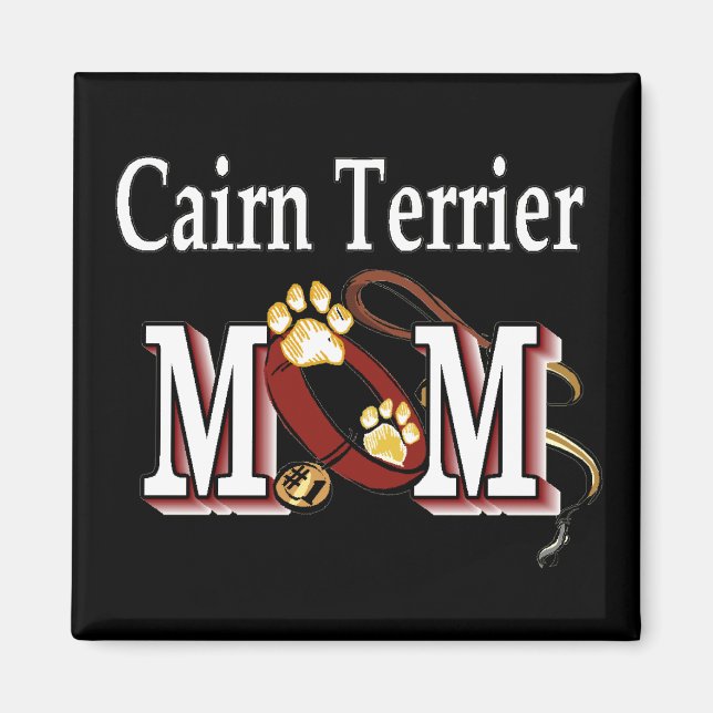 Cairn Terrier Hund MAMMA Magnet (Framsidan)
