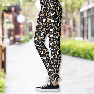 Cairn Terrier Hund Mönster Carin Terriers Leggings