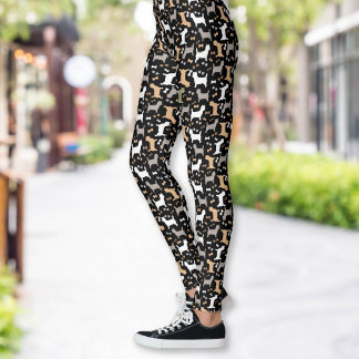 Cairn Terrier Hund Mönster Carin Terriers Leggings