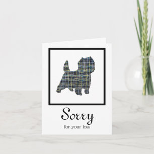 Cairn Terrier Hund Pet Sympathy Card Kort