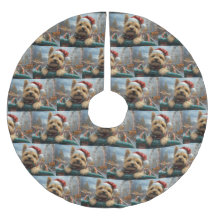 Cairn Terrier Hund Roller Underlägg jul