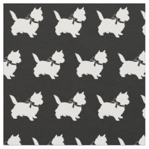 Cairn Terrier Hund Silhouette Pet Tyg