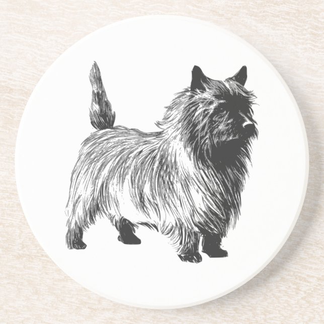 Cairn Terrier Hund Underlägg (Framsidan)
