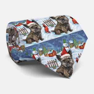 Cairn Terrier Hund Winter Wonderland jul Joy Slips