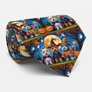 Cairn Terrier Hundar Pumpa Halloween Rolig Slips