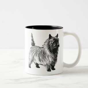 Cairn Terrier Hundras Luddig Husdjur Mugg
