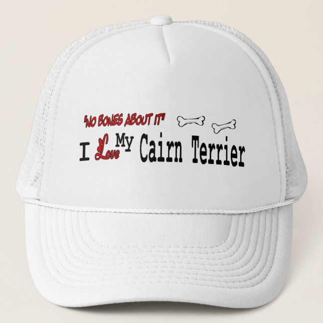 Cairn Terrier (I Kärlek) Hat Truckerkeps (Framsida)