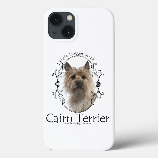 Cairn Terrier iPhone Wallet Case (Baksida)