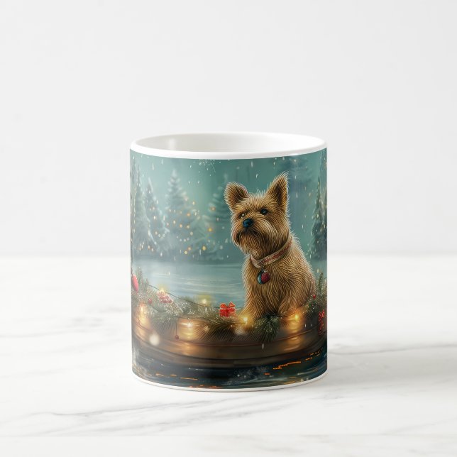 Cairn Terrier jul - festlig resa Kaffemugg (Center)