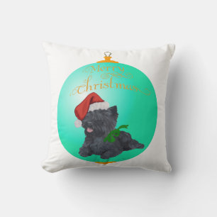 Cairn Terrier Julgranskryddnader Kudde