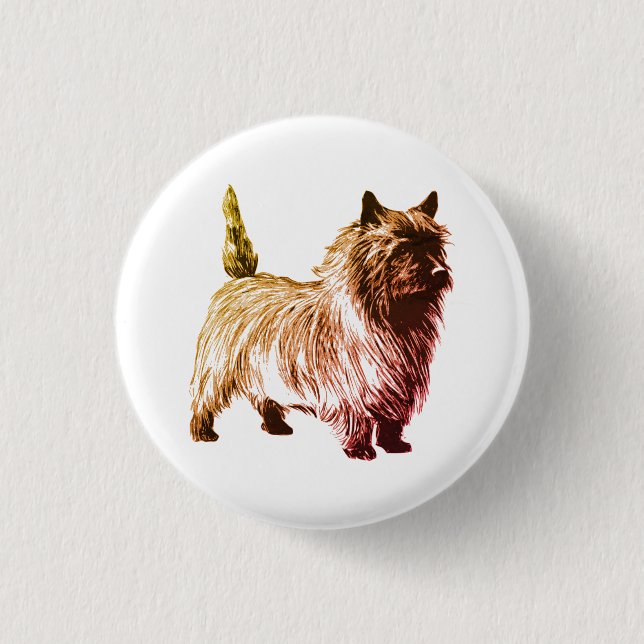 Cairn Terrier Knapp (Framsida)