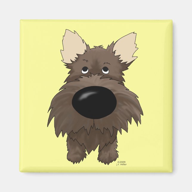 Cairn Terrier Magnet (Framsidan)