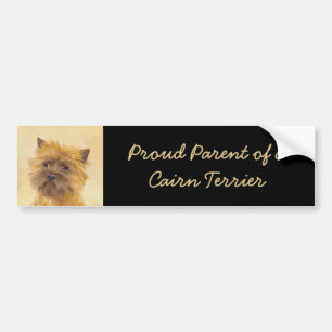 Cairn Terrier-målning - Cute Original Hund Art Bildekal