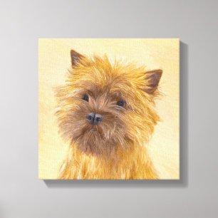 Cairn Terrier-målning - Cute Original Hund Art Canvastryck