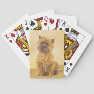 Cairn Terrier-målning - Cute Original Hund Art Casinokort
