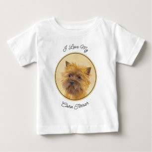 Cairn Terrier-målning - Cute Original Hund Art T Shirt