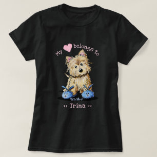 Cairn Terrier Mina Tillhör T Shirt