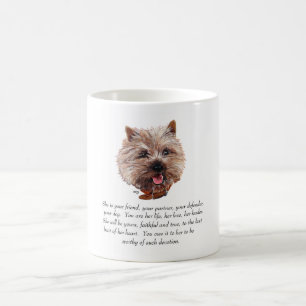 Cairn Terrier Minnesgåva - HONORADIKTION FEMALE er Kaffemugg