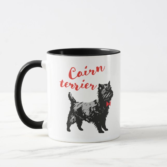 Cairn terrier mugg (Vänster)