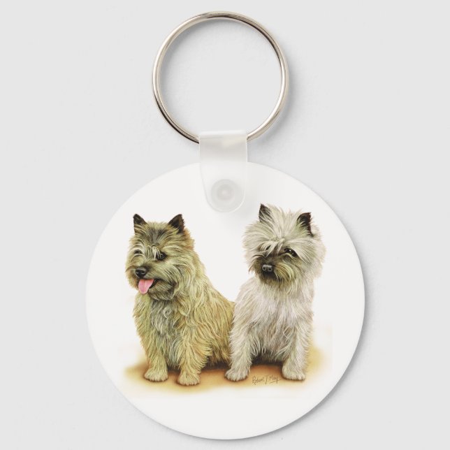 Cairn Terrier Nyckelring (Framsida)