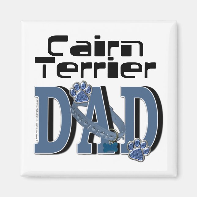 Cairn Terrier PAPPA Magnet (Framsidan)