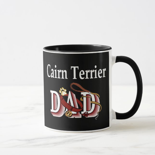 Cairn Terrier Pappa Mugg (Höger)