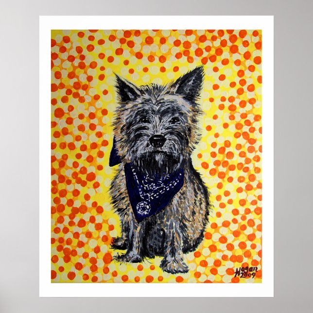 Cairn Terrier Poster (Framsidan)
