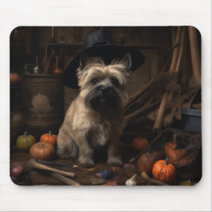 Cairn Terrier Pumpor Halloween Skräckinjagande Musmatta