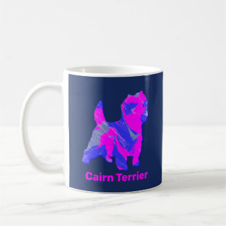 Cairn Terrier Shock rosa & Blue Kaffemugg