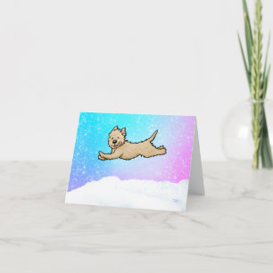 Cairn Terrier Snölöpare Kort