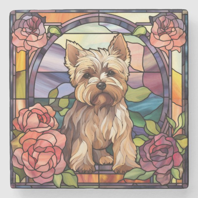 Cairn Terrier Stenko Stenunderlägg (Framsidan)