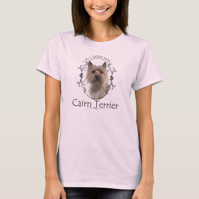 Cairn Terrier T-Shirt (Framsida)