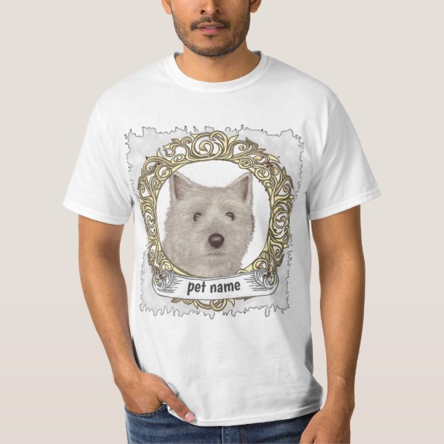 Cairn Terrier T Shirt (Framsida)